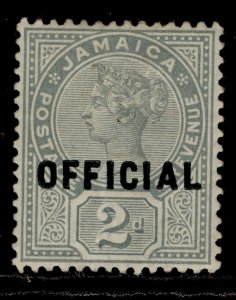 JAMAICA QV SG O5, 2d grey, M MINT. Cat £32.