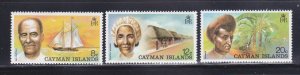 Cayman Islands 349-351 Set MNH People (B)