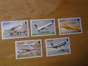 Jersey  #  418-22   MNH