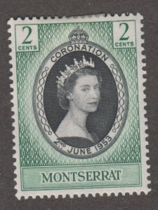 Montserrat 127 Coronation Issue 1953