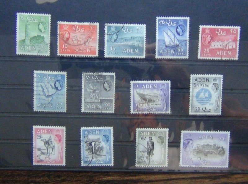 Aden 1953 - 63 values to 20s Used