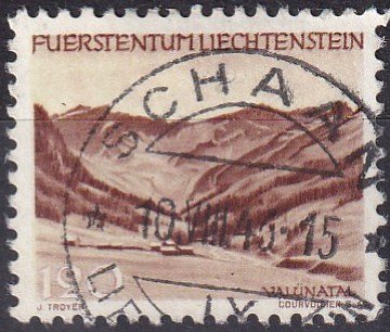 Liechtenstein  #210 F-VF  Used  CV $5.75 (Z2940)