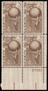 United States - Scott 1189 - Mint-Never-Hinged - Plate Block of Four - Toning