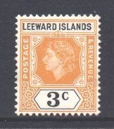 Leeward Is Scott 136 - SG129, 1954 Elizabeth II 3c MH*