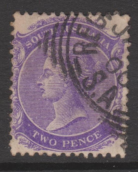 South Australia 1899 QV 2d Purple Sc#116 Used