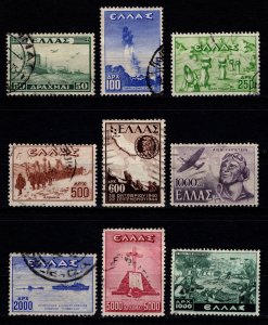 Greece 1946 Victory, War Scenes, Set [Used]