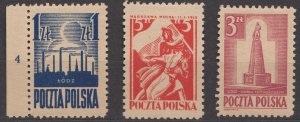 Poland Scott 365-367 MH