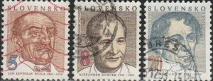 Slovakia, #163-165 Used , From 1983