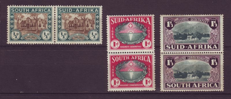 J24553 JLstamps 1939 south africa set nh #b9-11 see discription 53.50scv