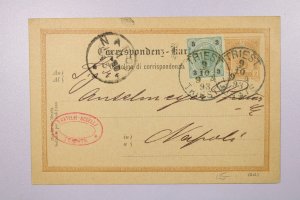 Austria / Trieste 1893 Uprated Card - L39403