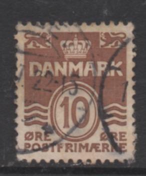 Denmark  Scott#  229  used single