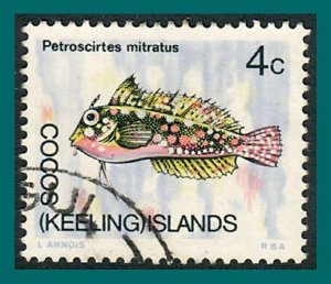 Cocos 1969 Blenny Fish, used #11,SG11