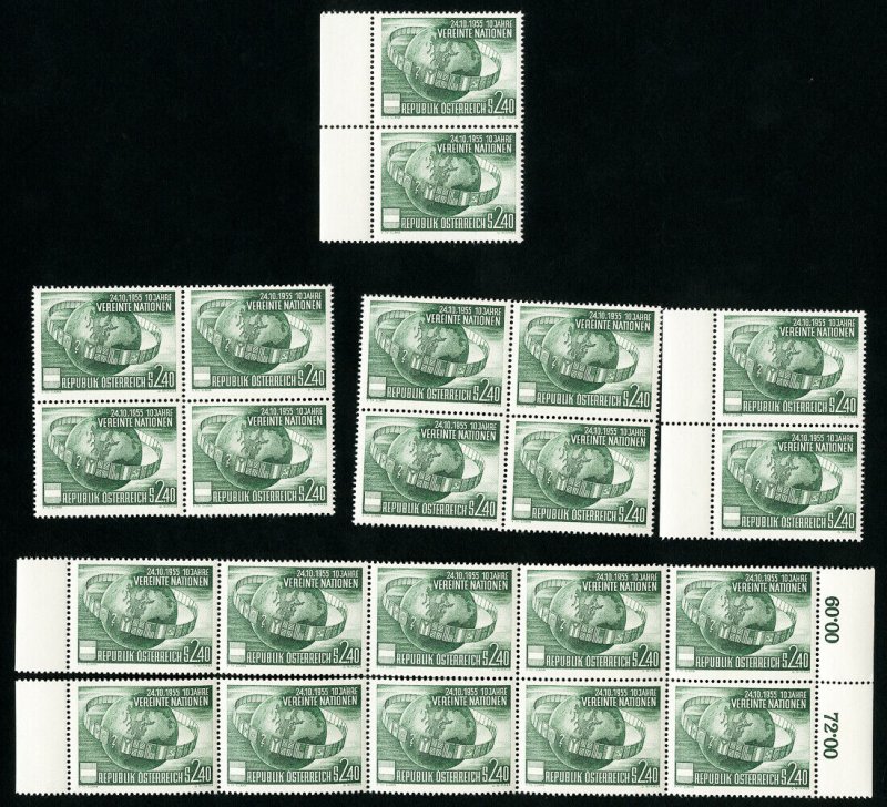 Austria Stamps # 608 VF OG NH Lot of 22 Catalog Value $286.00