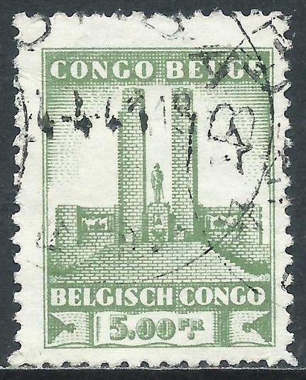 Belgian Congo, Sc #182, 5fr Used