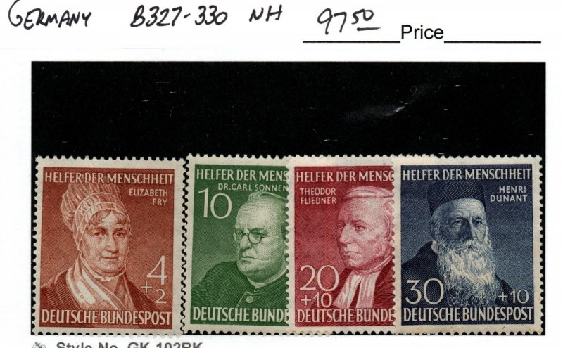 Germany Scott B327-330 MNH VF 2021 cv $97.50