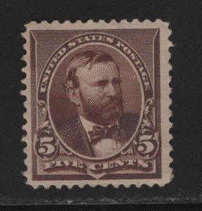 223 VF OG mint previously hinged nice color cv $ 60 ! see pic !