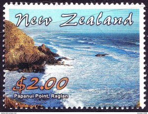 NEW ZEALAND 2002 $2 Multicoloured, Coastlines Papanui Point, Raglan SG2515 FU
