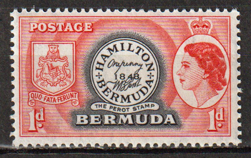 Bermuda - Perot Stamp - Queen Elizabeth II # 144 - M/NH