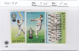 Antigua 402-4 Cricket mint