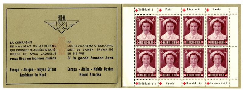 BELGIUM B534A S/S MNH SCV $100.00 BIN $60.00