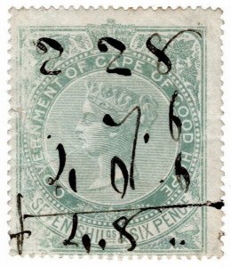 (I.B) Cape of Good Hope Revenue : Stamp Duty 7/6d (1873)