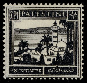 PALESTINE GVI SG111, £P1 black, M MINT. Cat £12.