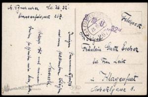 Austria 1918 WWI U-32 Submarine Unterseeboot U-Boot Feldpost KuK Pola 87371