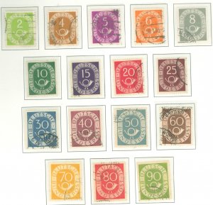 Germany #670-685 Used Single (Complete Set)