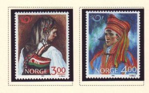 Norway Sc 940-941 1989 Nordic Co-op stamps mint NH