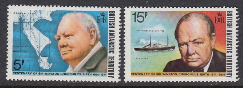 British Antarctic Territory 62-3 Churchill mint