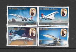 BAHRAIN-CLEARANCE #247a CONCORDE MNH