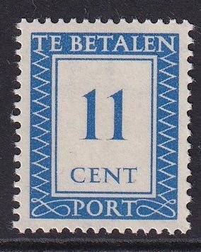 Netherlands  #J88  MH 1947   Postage Due   numerals   11c