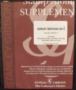 15531   GREAT BRITAIN - STANLEY GIBBONS SUPPLEMENT 2011         SRP$ 35.95