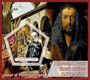 Stamps Art. Painting Durer 6 sheets perforated MNH** 2017 year