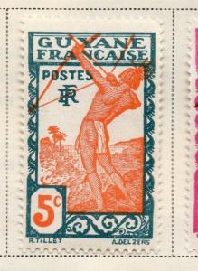 French Guiana 1929 Early Issue Fine Mint Hinged 5c. 145583