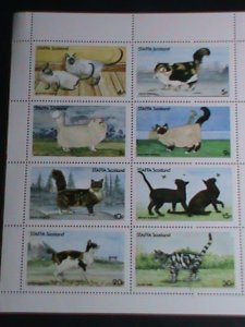 SCOTLAND-STAFFA STAMP-WORLD RARE FAMOUS CATS  MNH FULL-SHEET VERY FINE