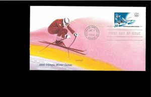 2006 FDC Turin Winter Olympics Colorado Springs CO