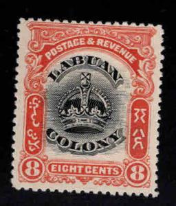 Labuan Scott 102 MH* Crown stamp CV$15