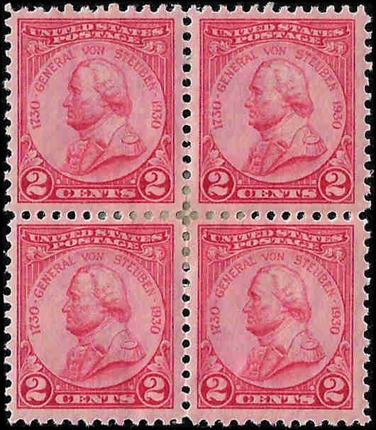 689 Mint,OG,HR... Block of 4... SCV $2.00