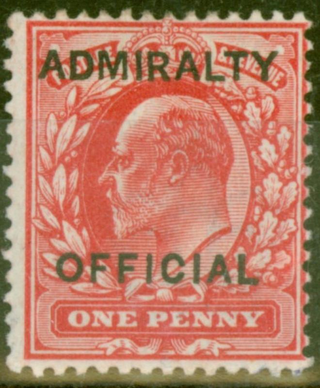 GB 1903 1d Scarlet SG0102 Fine Lightly Mtd Mint