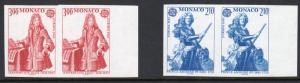 Monaco 1985 Sc#1464/1465 EUROPA CEPT MUSIC PAIR IMPERFORATED MNH