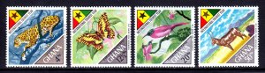 Ghana - Scott #315-318 - MH - Gum skip #316 - SCV $11