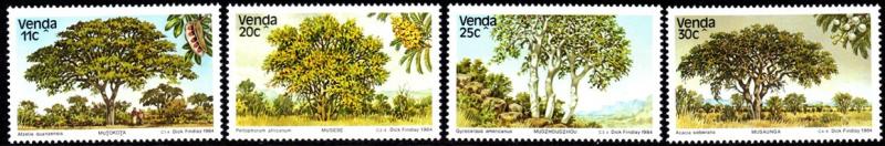 Venda - 1984 Indigenous Trees Set MNH** SG 95-98