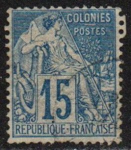 French Colonies Sc #51 Used; Mi #50