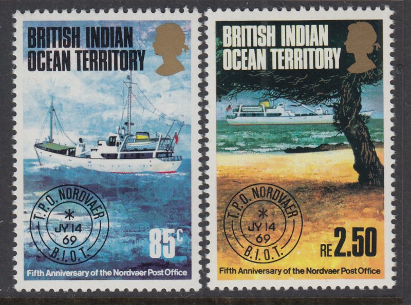 British Indian Ocean Territory 57-58 MNH VF