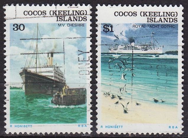 KOKOS COCOS KEELING ISLANDS [1976] MiNr 0020 ex ( O/used ) [01] Schiffe