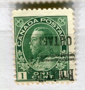 CANADA; Early 1900s GV portrait issue PRE-CANCEL on 1c. value
