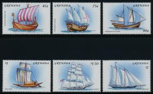 Grenada 3125-30 MNH Sailing Ships