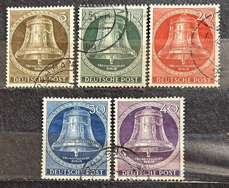 Berlin #9N94-9N98 Used Set- SCV=$37.50   *