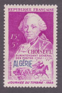 Algeria B57 MNH 1949 Choiseul Stamp Day Overprinted Issue